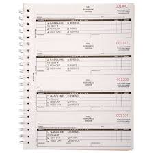 Fuel Purchase Order Book Carbonless Stock