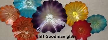 Cliff Goodman Hand Blown Glass Platters