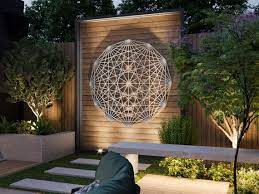 Tesseract Sacred Geometry Outdoor Metal