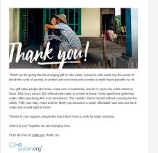 thank you letter for donations