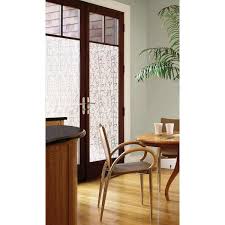 Bamboo Door Privacy Window