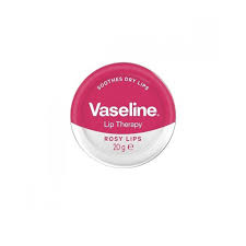 vaseline lip balm to moisturize and