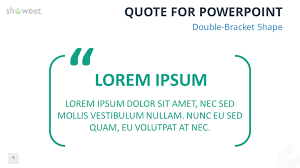 Powerpoint Templates For Quotes Showeet Com