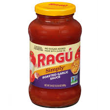 ragu simply pasta sauce roasted garlic