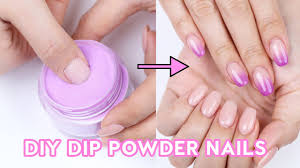 doing dip powder nails at home you