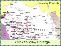 himachal pradesh tourist map