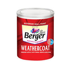 White Berger Weather Coat Smooth Paint
