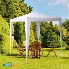 Gazebo Canopy Tent Spring 2x2m White