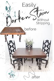 easily darken stain without stripping