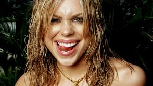 Fictional characters with hair color: Wallpaper Billie Piper Girl Actress Blonde Hair Tongue Teeth Lips