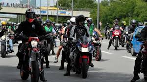 german riders protest motorcycle only