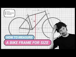 how to mere a bike frame for size