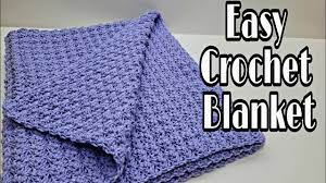 easy crochet blanket crochet beginner