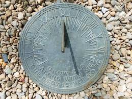 how to set a sundial