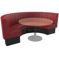 round booth seating deep fluted large