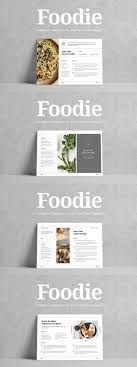 Foodie Cookbook Template Brochure Templates Pinterest