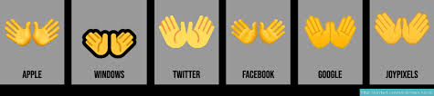 open hands emojis