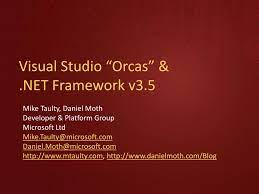 ppt visual studio orcas net