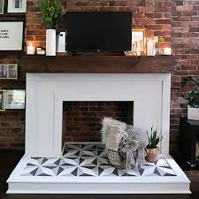 Diy Tile Fireplace Makeover The Home