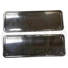 acl number plate covers pair ht150