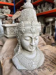 Xl Thai Buddha Head Stone Statue