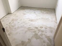 self leveling screed issue ceiling