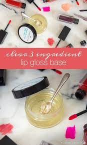 clear lip gloss base without versagel