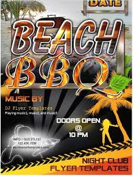 Beach Bbq Flyer Template Download The Bbq Bash Dusud Me