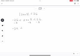 Solved Solve The Inequality 2x 3