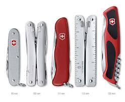 Swiss Army Knife Size Chart