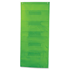 Carson Dellosa File Folder Storage Lime Pocket Chart 5