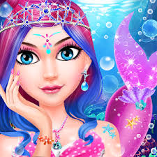 mermaid makeup salon game apk mod for