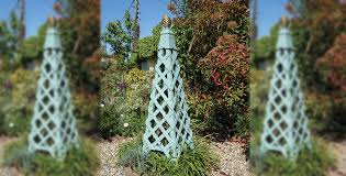 Garden Obelisk Woodworkers Institute