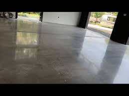 concrete polishing inside a home we