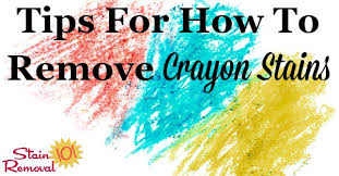 how to remove crayon stain from clothes