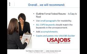     Writing the Successful Outline Format Federal Resume Pre Order    