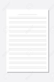 Blank Music Score Paper On White Background
