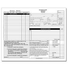 Auto Repair Service Invoice Carbonless Form Designsnprint