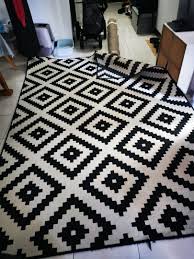 white anyaman lappljung carpet rug