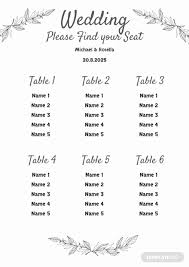Free Seating Chart Template Best Of Tips To Seat Your