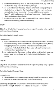  th grade english research report expository essay unit pdf identify additional concrete details and commentary that is used in the introduction and conclusion 5