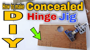 diy how to make concealed hinge jig