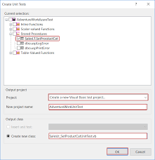 sql unit testing with ssdt sql server