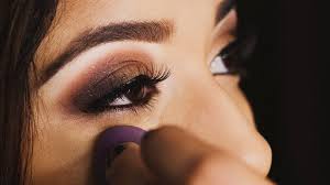glamorous terracotta eyeshadow makeup