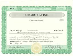 Worthless Stock Certificates Avc
