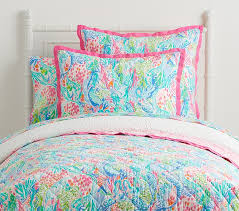 Lilly Pulitzer Mermaid Cove Quilt