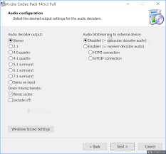 It is easy to use, but also very flexible with many options. K Lite Codec Pack Full Download