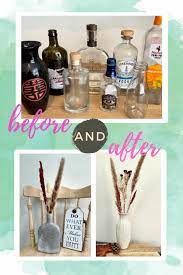 Decorate Glass Bottles With Paint