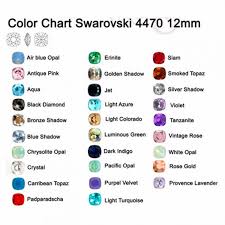 Genuine Swarovski Crystal 4470 Cut Size 12mm With The Guarantee Of The Swarovski Quality