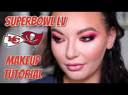 superbowl lv makeup tutorial kansas